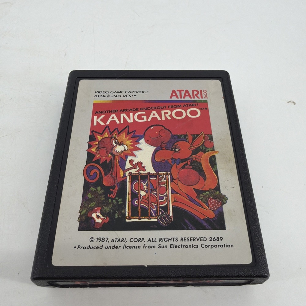 Kangaroo (Atari 2600, Atari, 1983) Cartridge Only Video Game